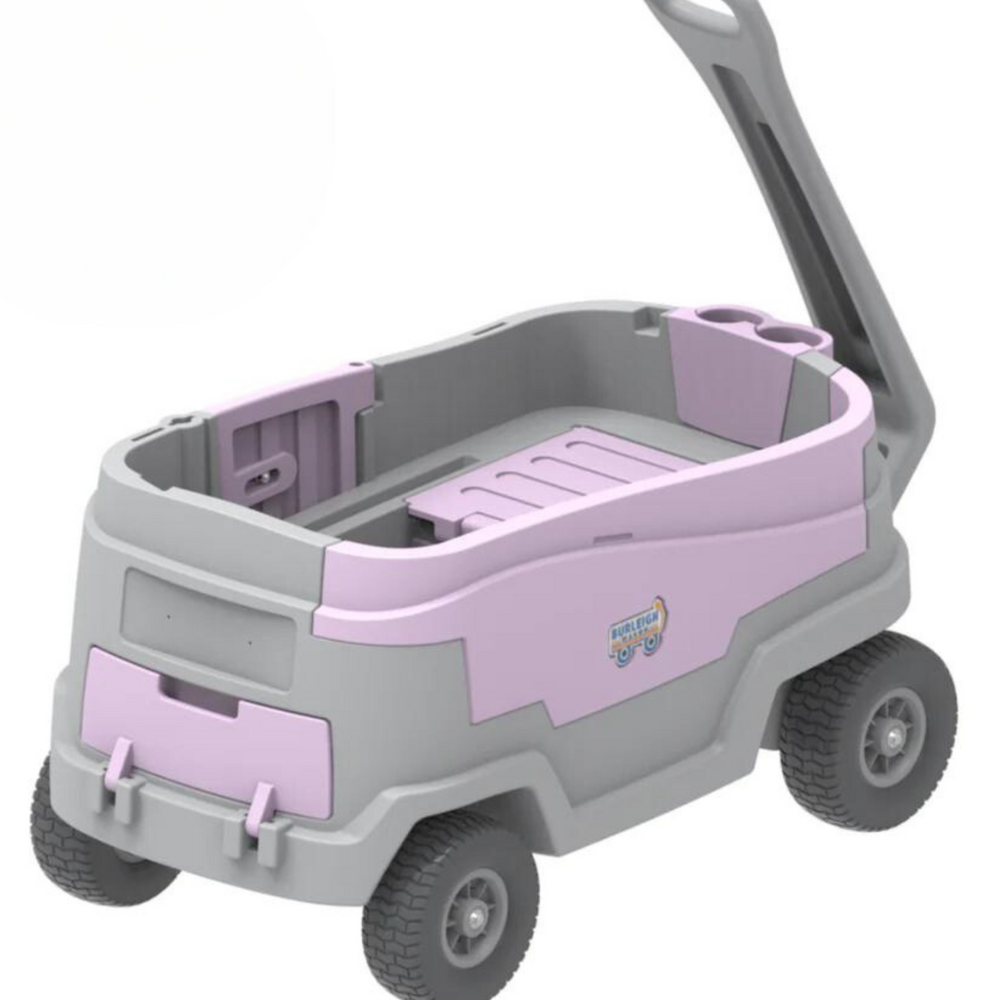 
                      
                        Burleigh Wagon Kids Stroller & Beach Wagon in Siren Purple, designed for beach trips and family outings with a convenient cooler.
                      
                    