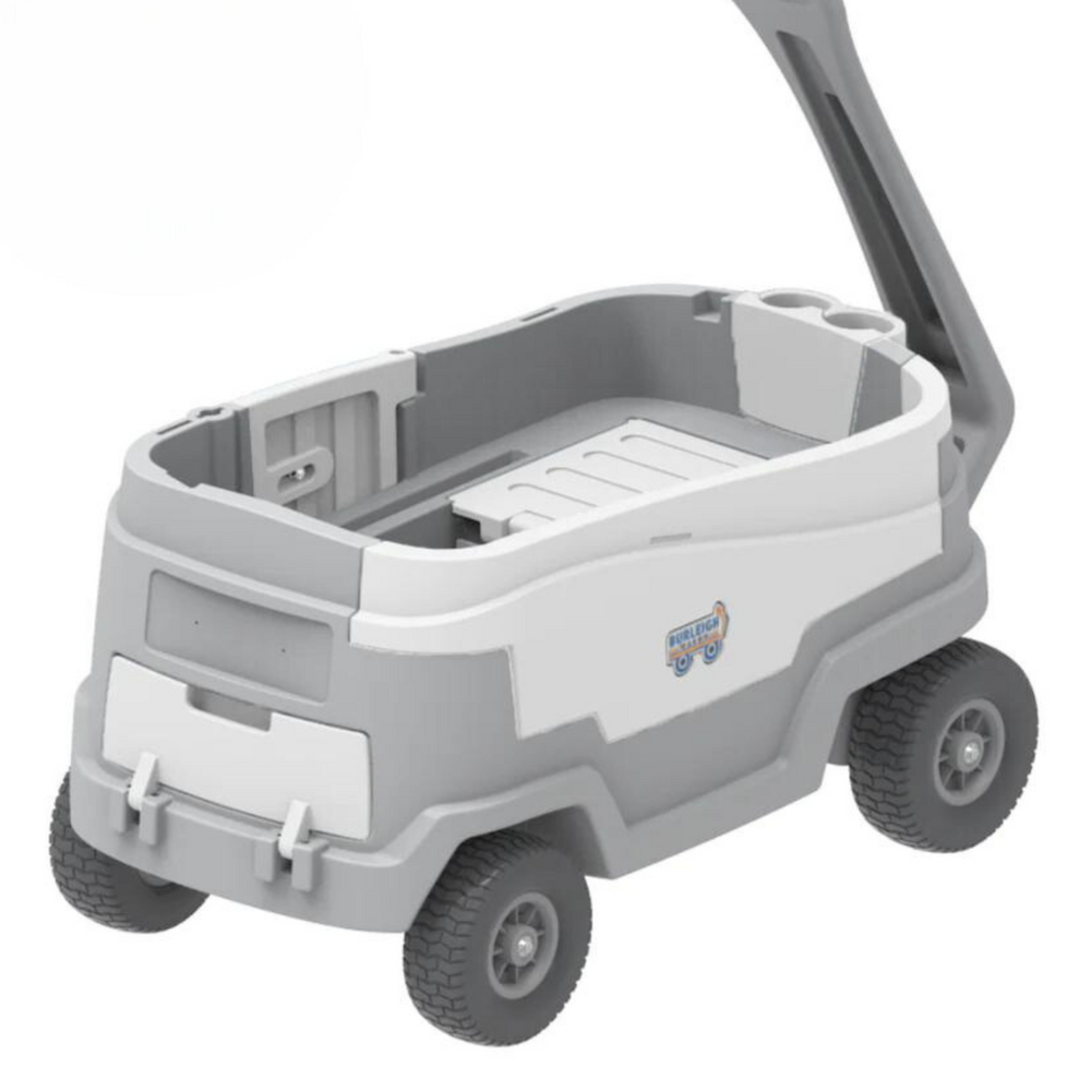 
                      
                        Burleigh Wagon Kids Stroller & Beach Wagon in Salt White, equipped with a cooler for keeping drinks and snacks cool during outings.
                      
                    