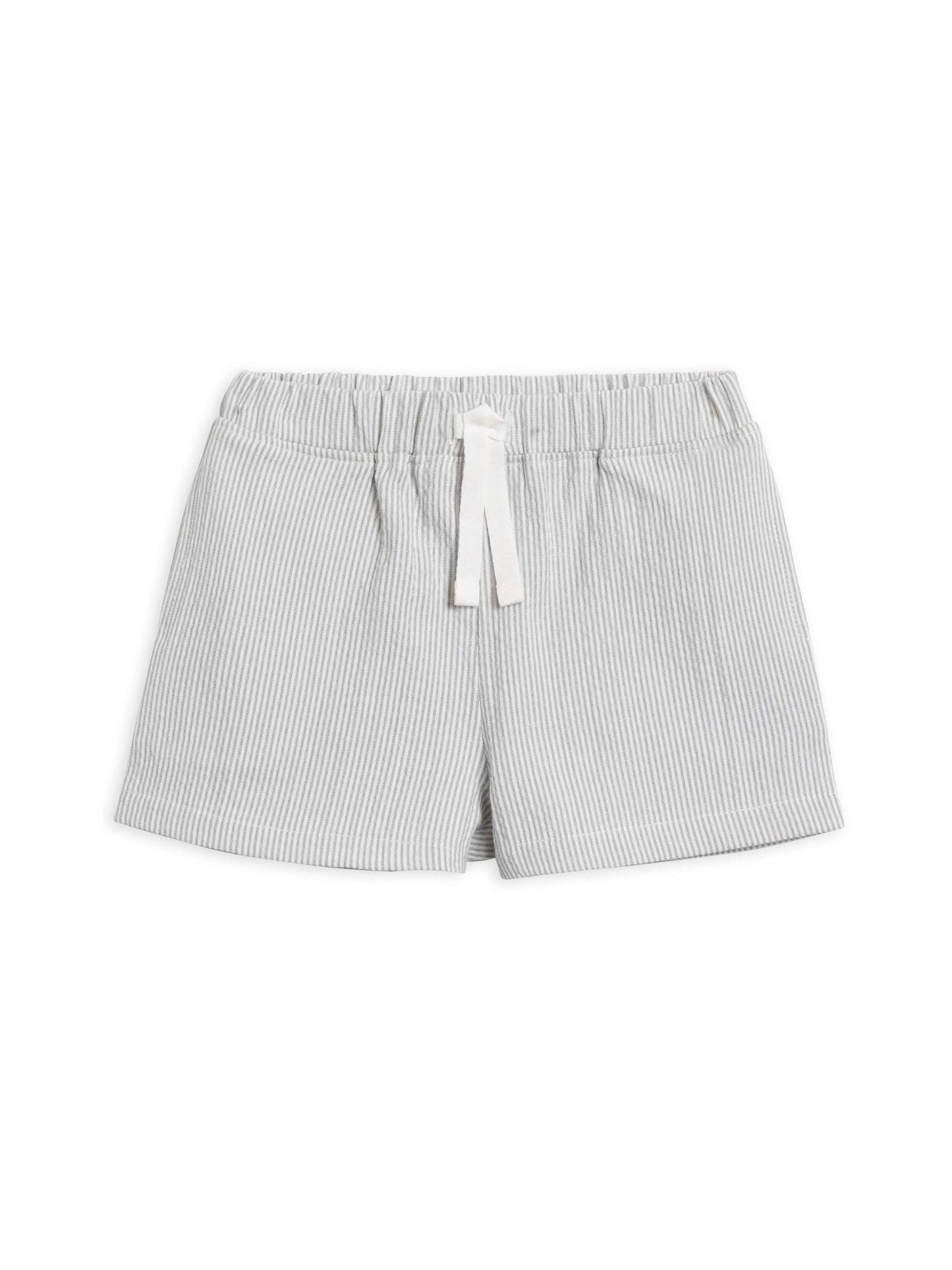 Organic Kids Nixie Seersucker Shorts - Shore Stripe/Mist | Comfortable & Stylish Toddler Shorts by Colored Organics