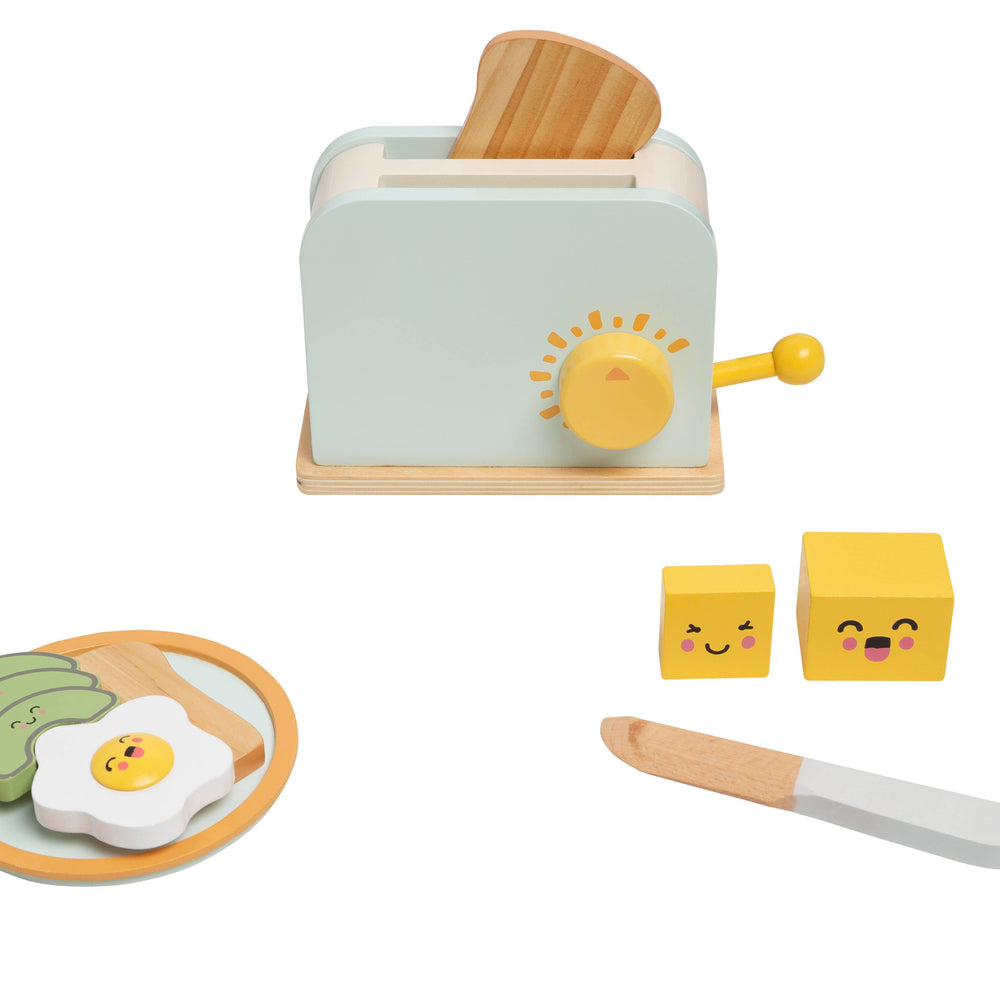 Brunch Time Wooden Toaster Set, Developmental Toy