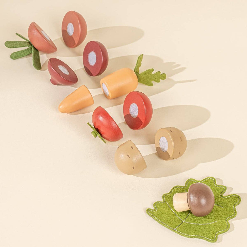 
                      
                        Wooden Vegetables Playset - Grace & Haven
                      
                    