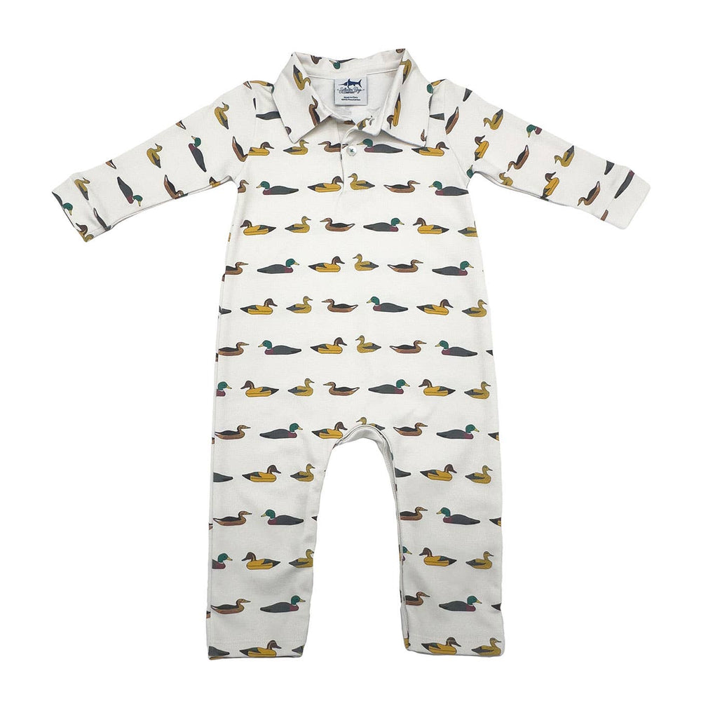 Boys SBC Signature Polo LS Romper
