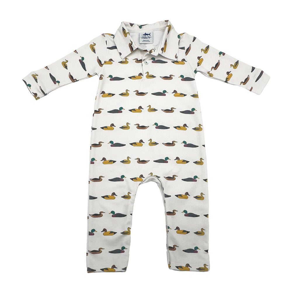 Boys SBC Signature Polo LS Romper
