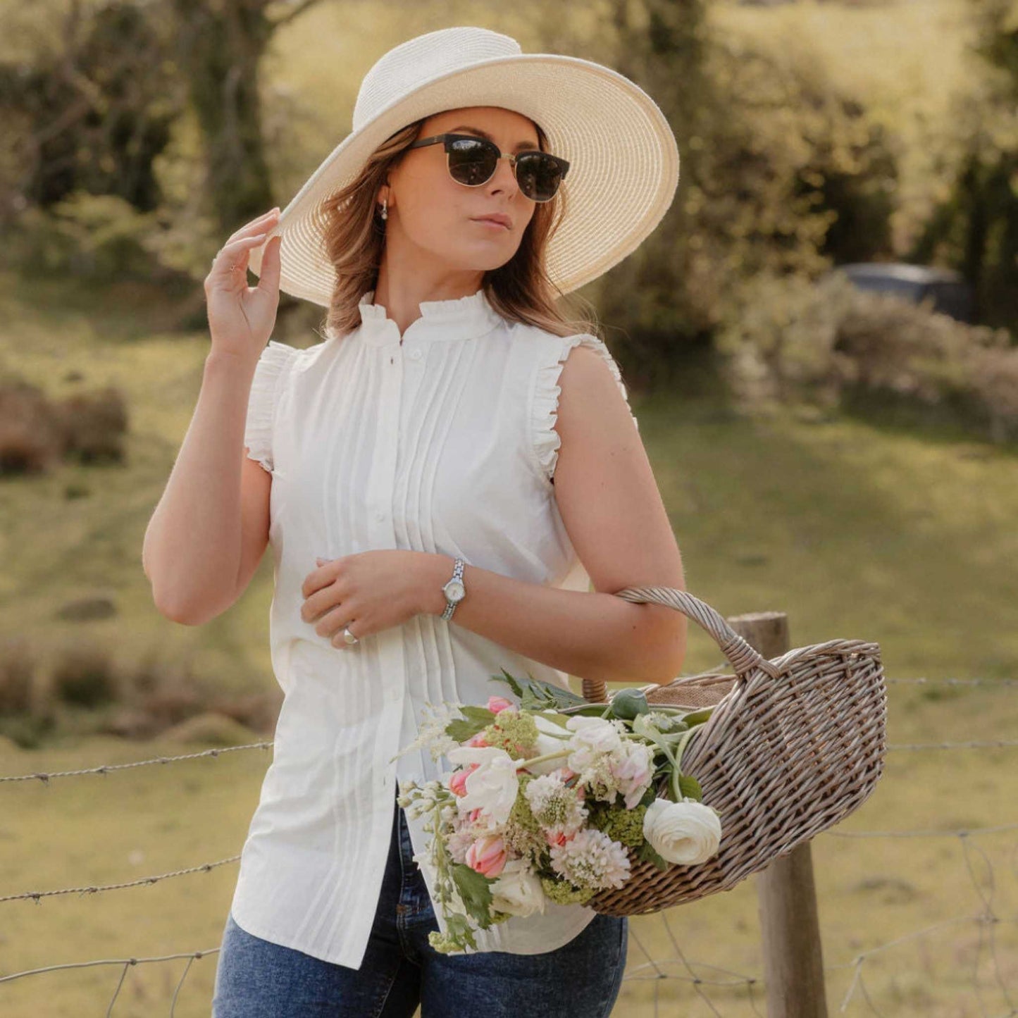 Charlotte Sleeveless Blouse