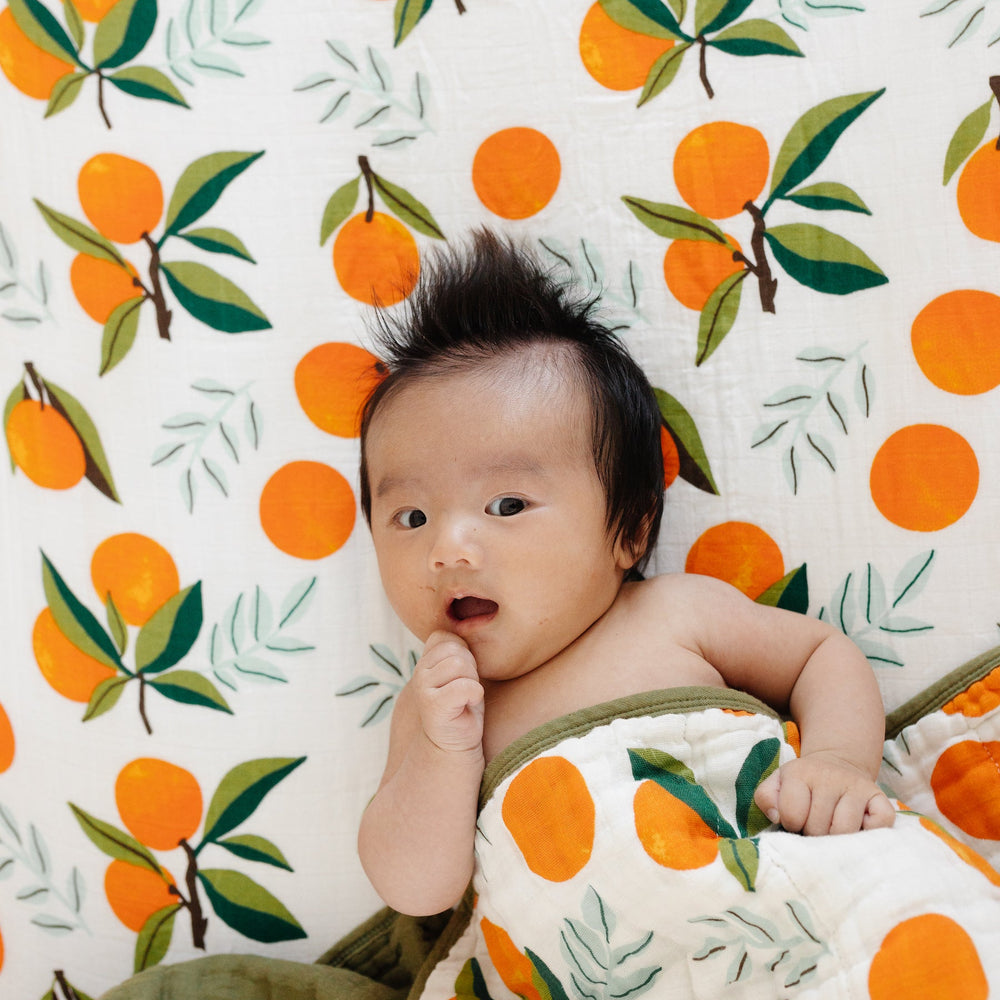 
                      
                        Fresh Clementine Quilt
                      
                    