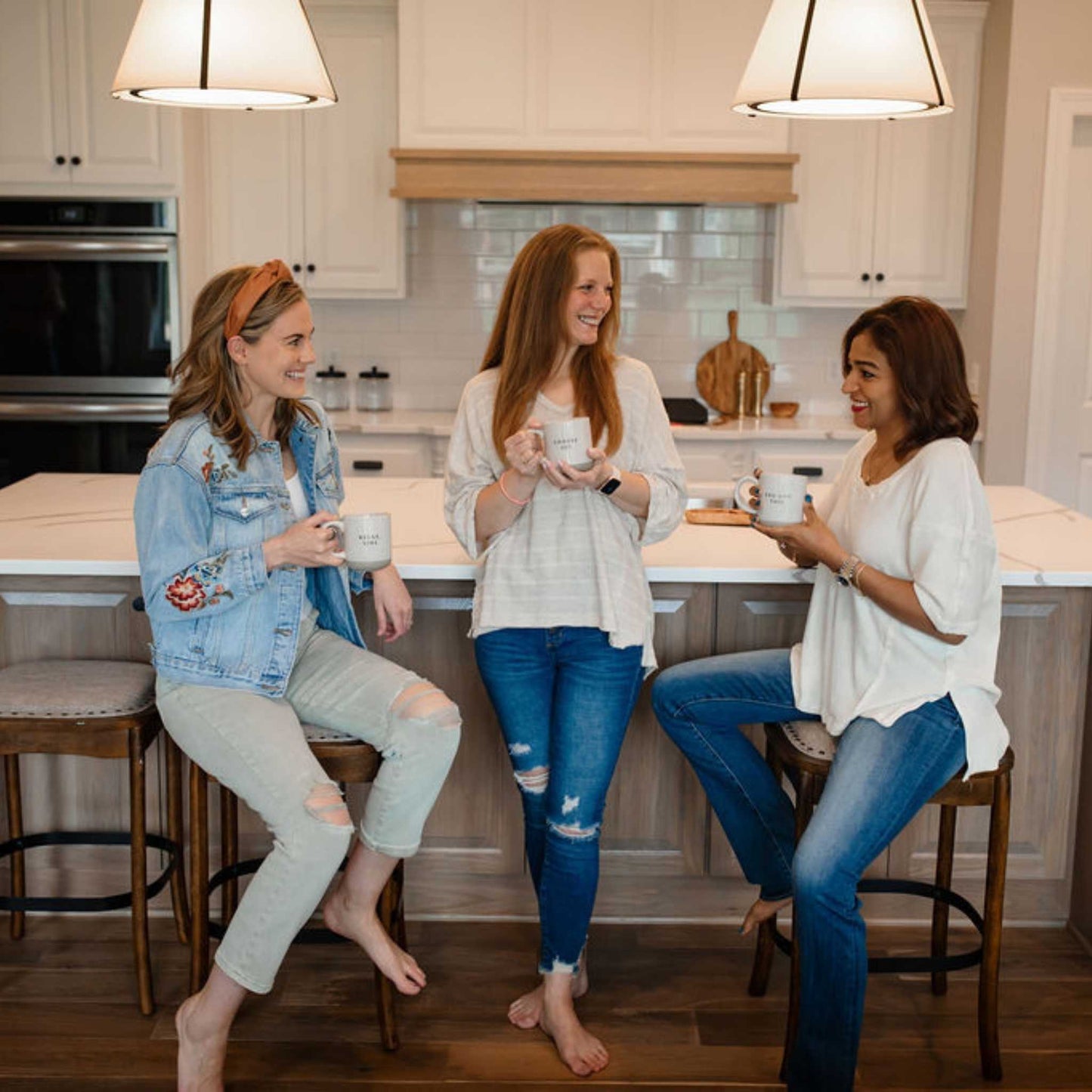 Women gathered at Grace & Haven in Essex CT for the monthly Conversations That Count nonfiction book club focused on growth and connection