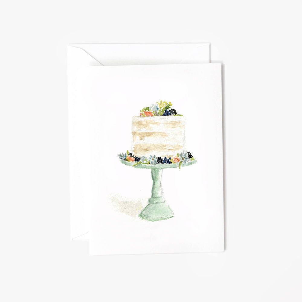 Cake Mini Notecard by Emily Lex