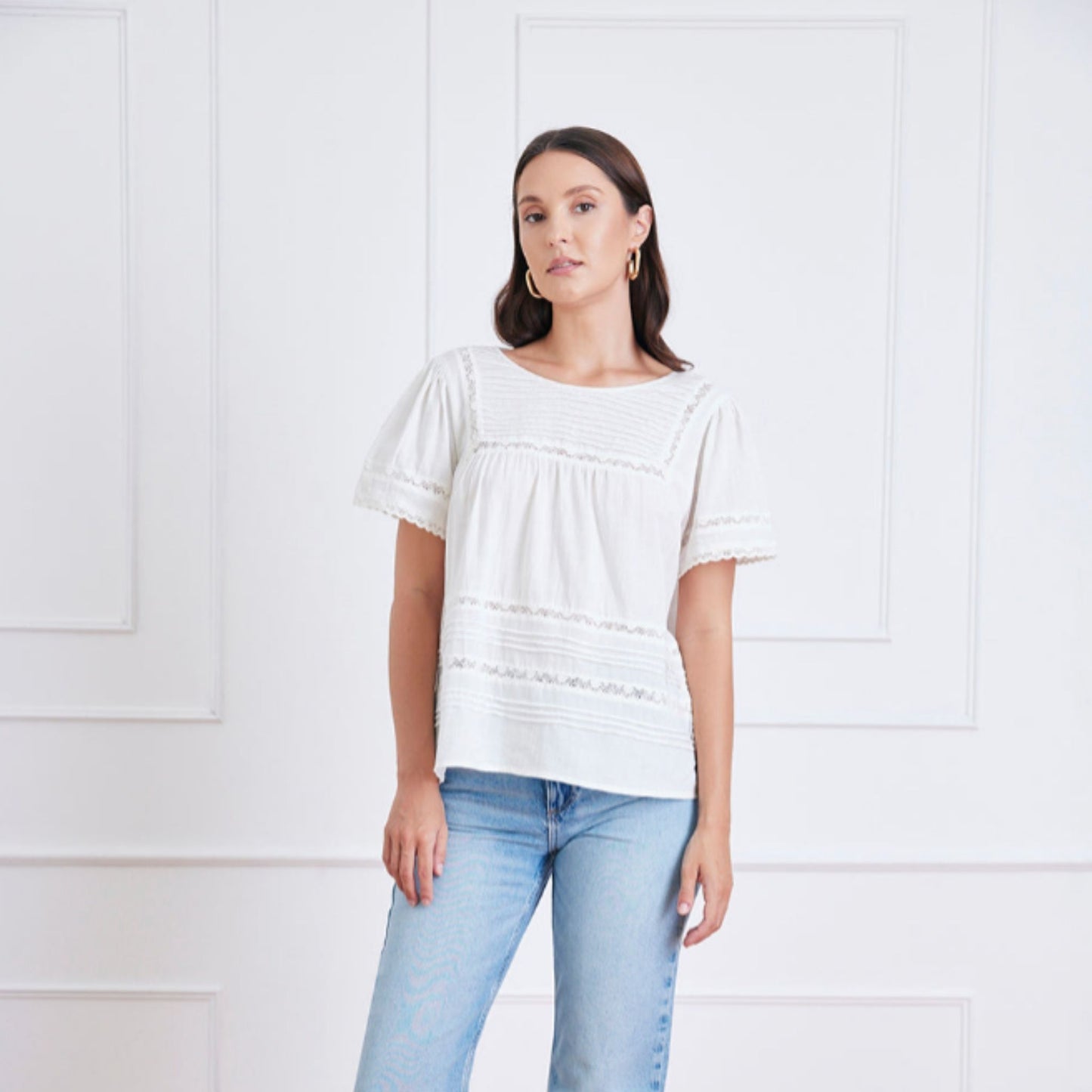 Dawn Tee in Off White