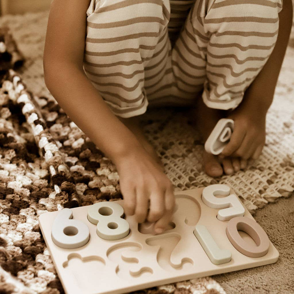 Large Soft Silicone Number Puzzle