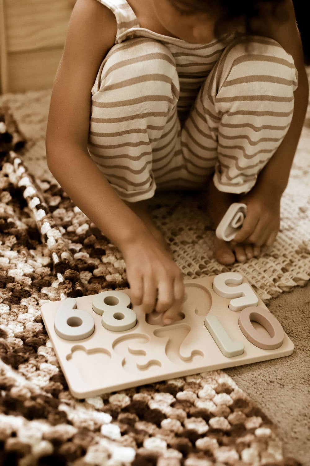 Large Soft Silicone Number Puzzle