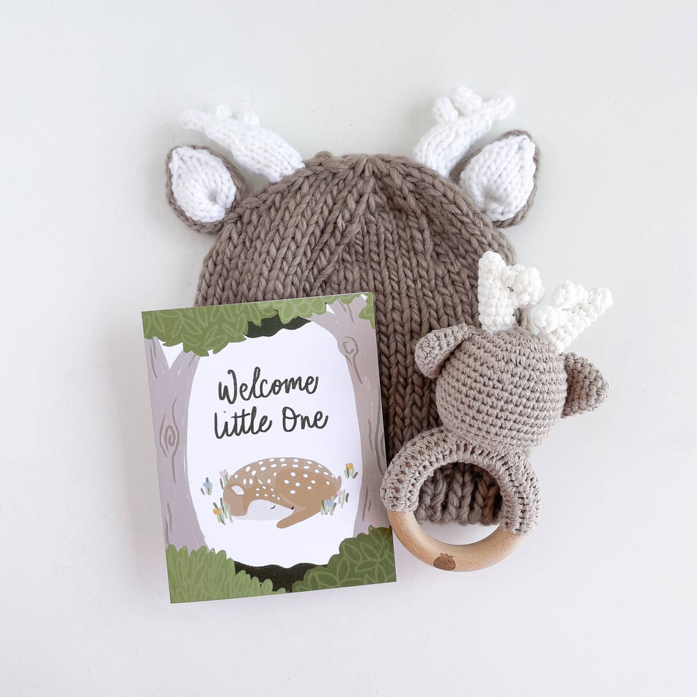 
                      
                        Cotton Crochet Rattle Teether - Deer - Grace & Haven
                      
                    