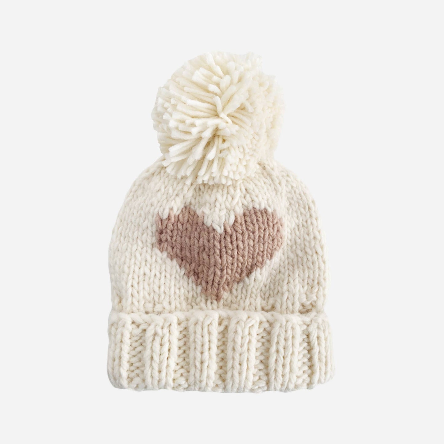 Heart Beanie, Blush Kids Baby Hat