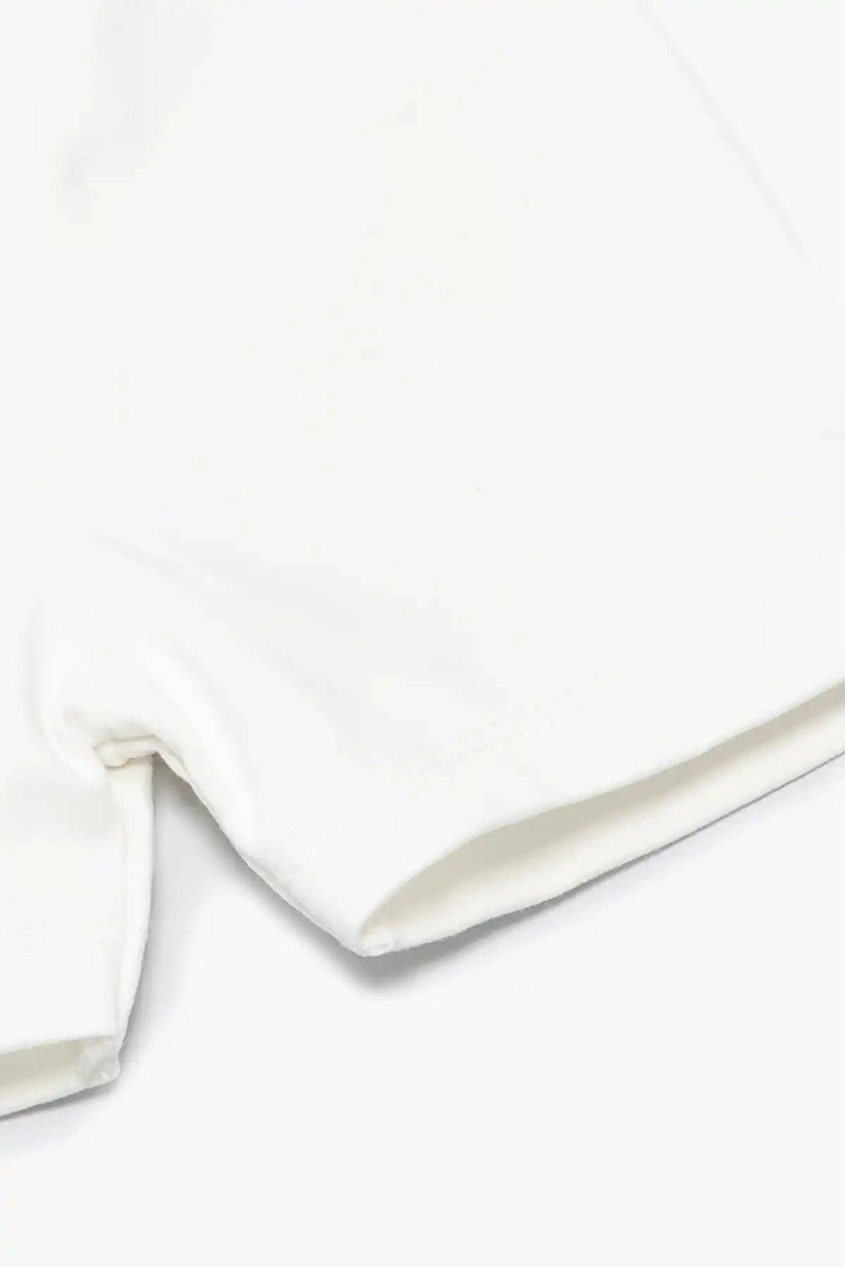 Girls Organic Cotton White Bicycle Shorts – Everyday Stretch Play Shorts