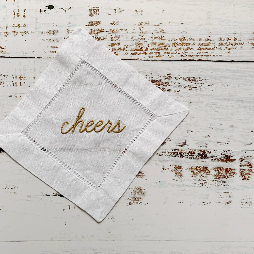 Cheers! Cocktail Napkins Coasters