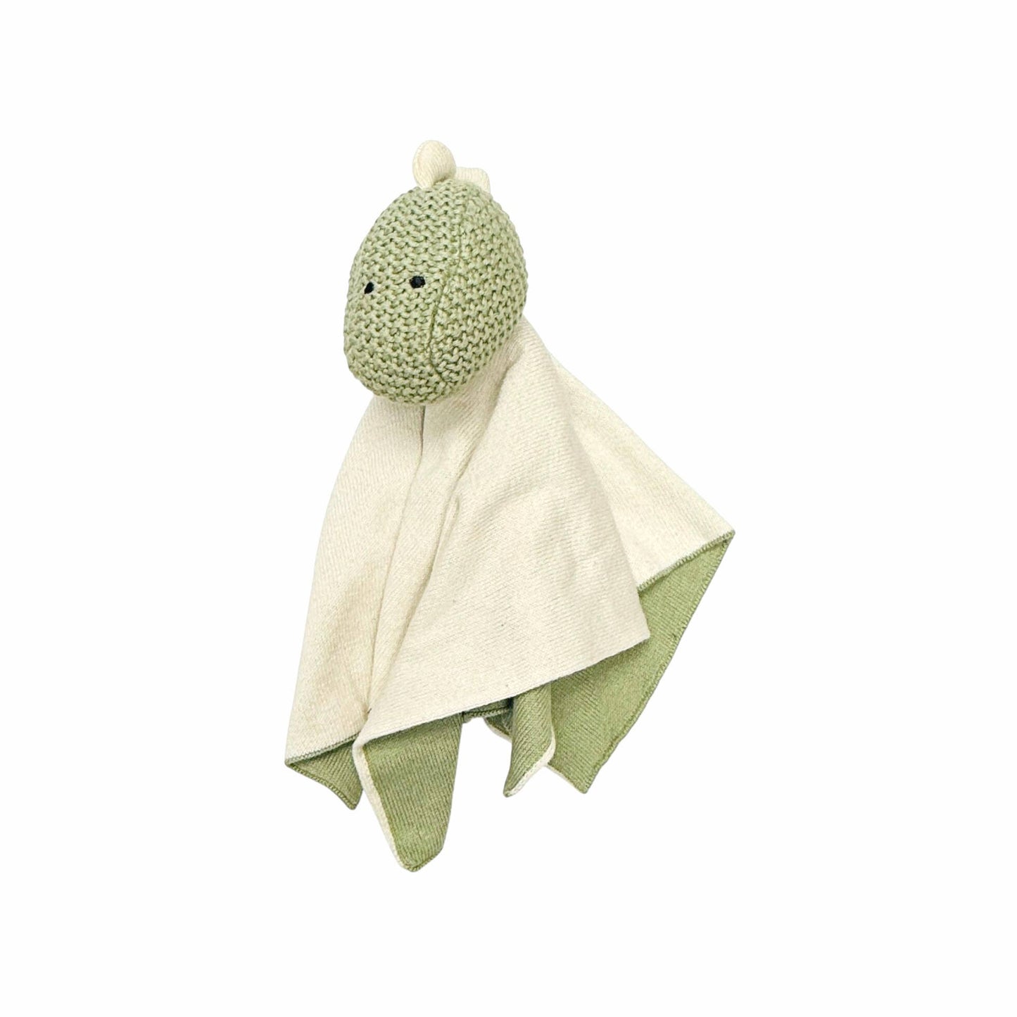 Dinosaur organic cotton baby lovey security blanket