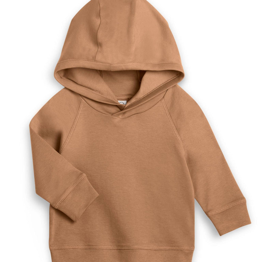 Madison Organic Baby & Toddler Hooded Pullover by Colored Organics in Mist