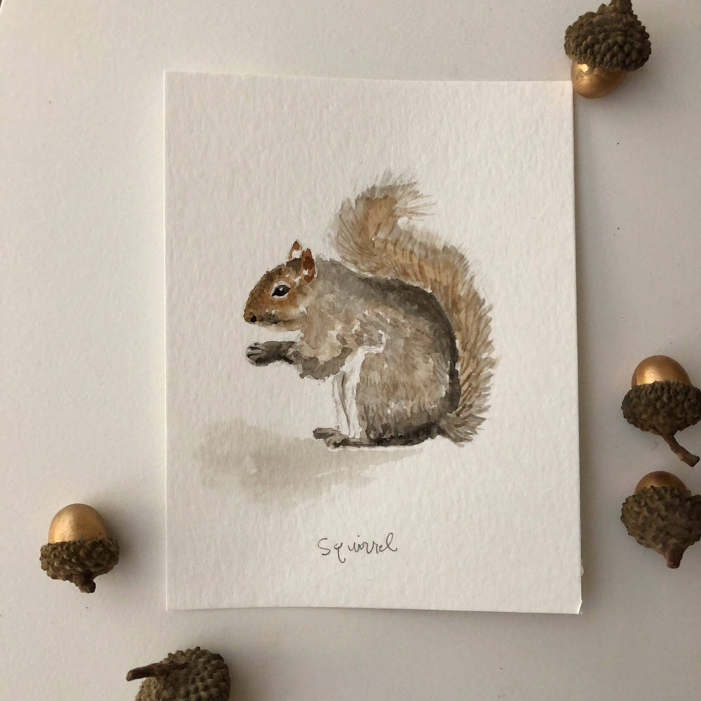 Squirrel art print