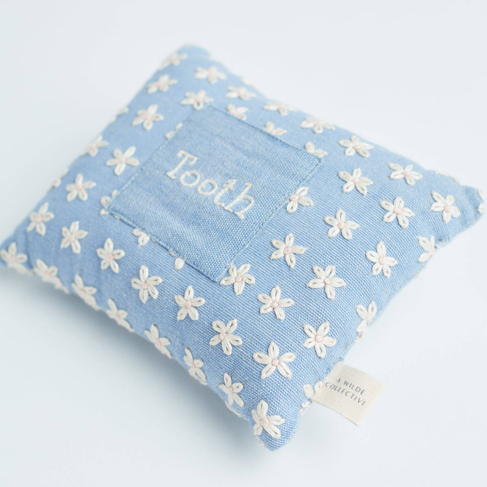 Handwoven Floral Tooth Fairy Pillow