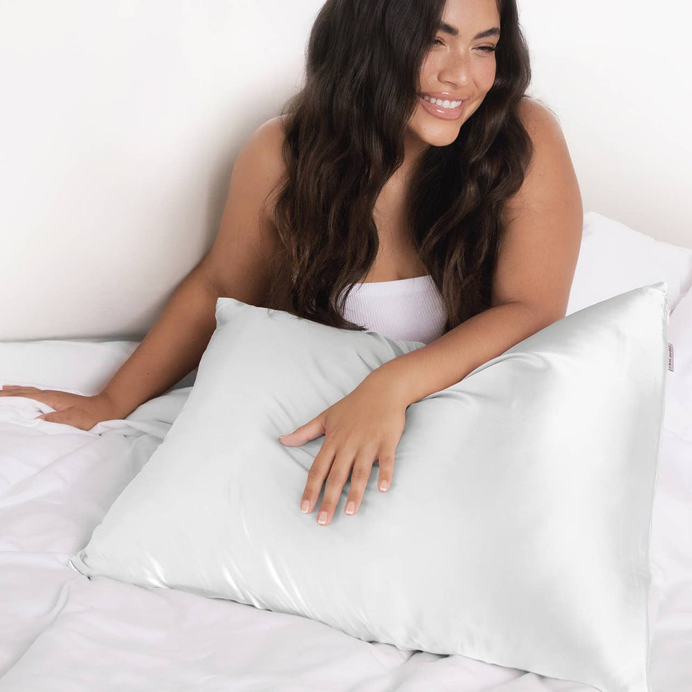 
                      
                        Satin King Pillowcase - Ivory - Grace & Haven
                      
                    