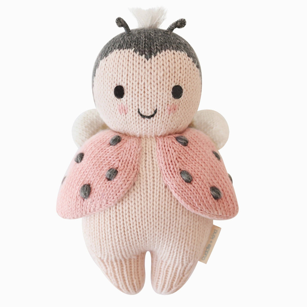 Baby Ladybug – Hand-Knit Stuffed Animal | Gives 5 Meals