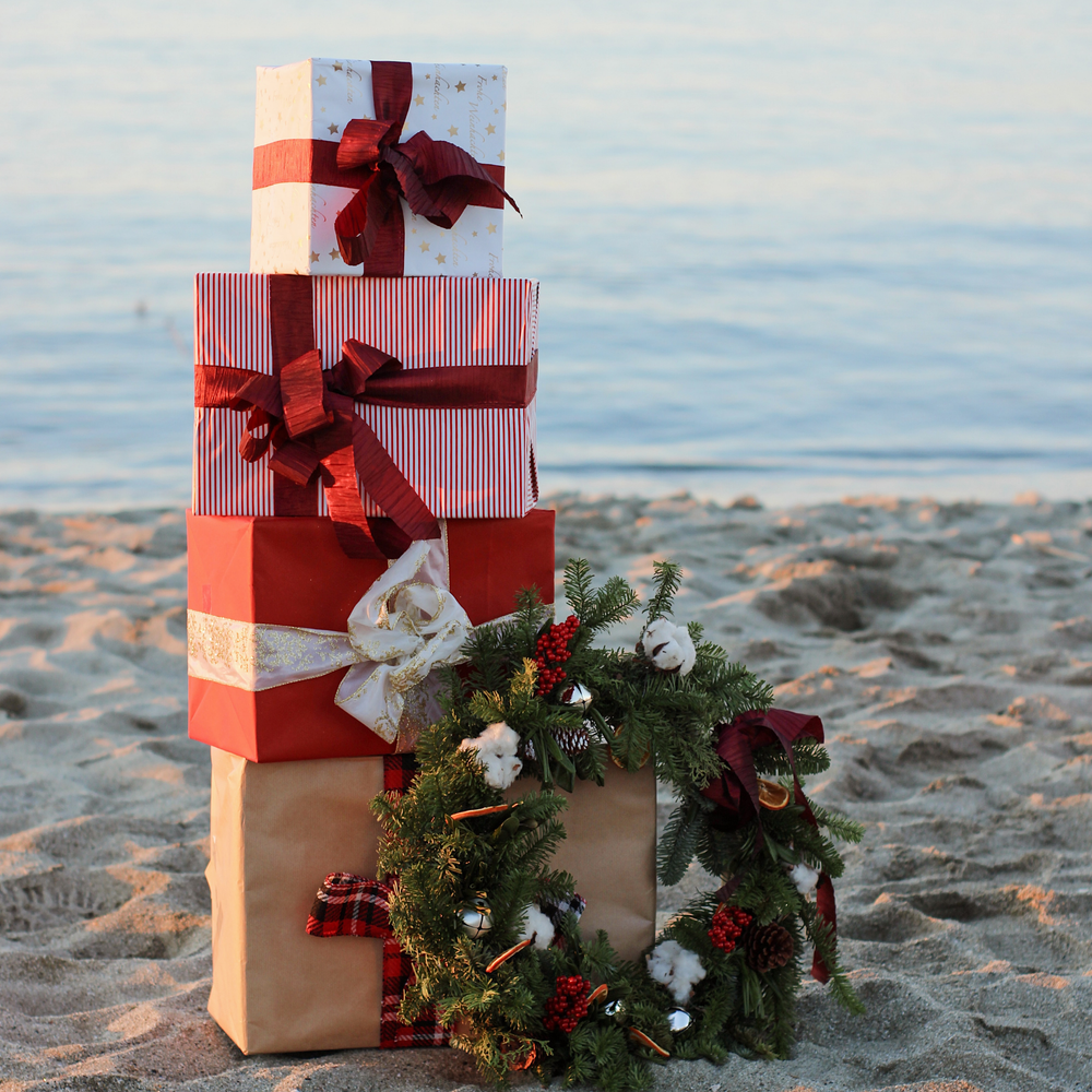 Essentials package: 5 curated holiday gifts from Grace & Haven with premium wrapping