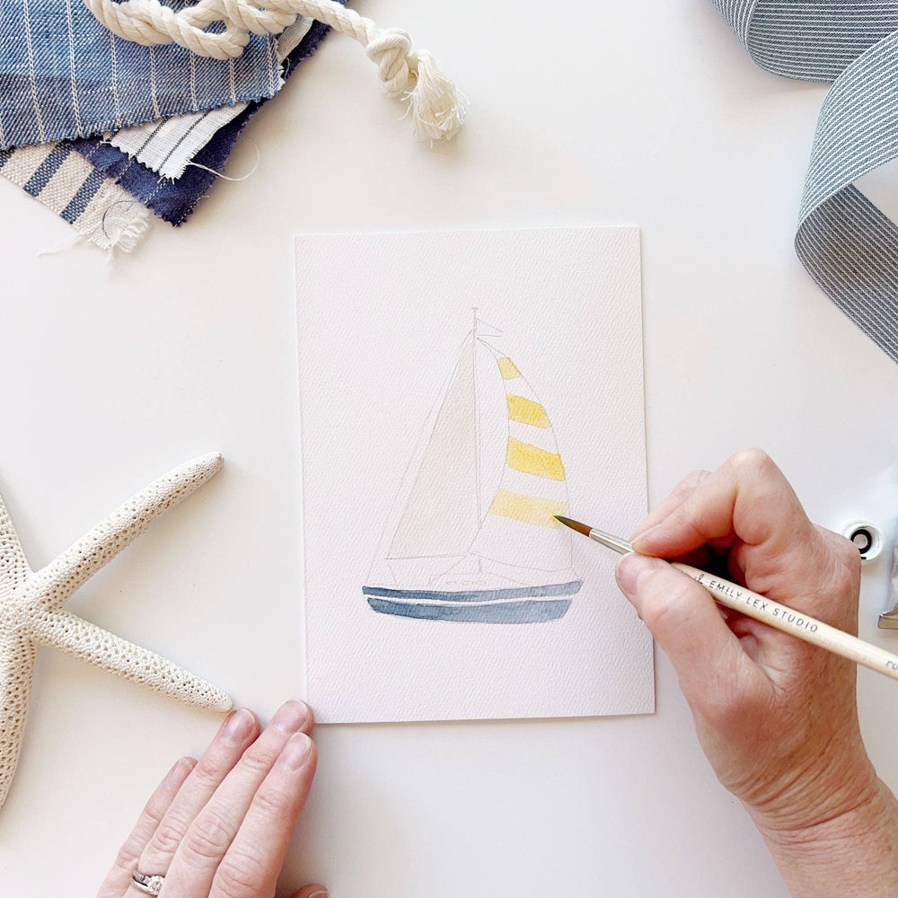
                      
                        Seaside Paintable Notecards – Watercolor DIY Stationery Set by Emily Lex
                      
                    