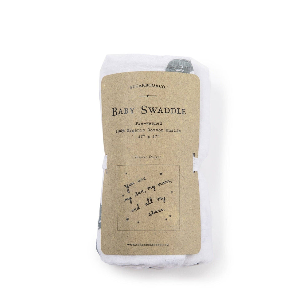 My Sun, My Moon Swaddle Blanket 47" x 47"