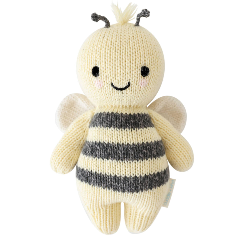 Cuddle + Kind Baby Bee – Hand-Knit Cotton Doll That Gives 5 Meals | Fair Trade Heirloom Toy