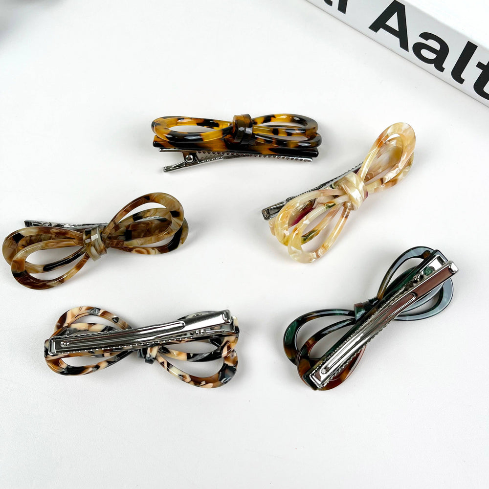 
                      
                        Acetate Elegant Bow Duckbill Clip
                      
                    