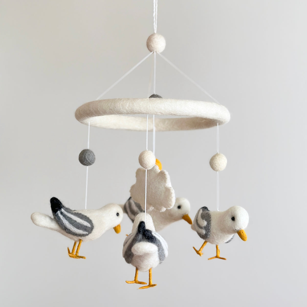 Felt Baby Mobile - Seagull