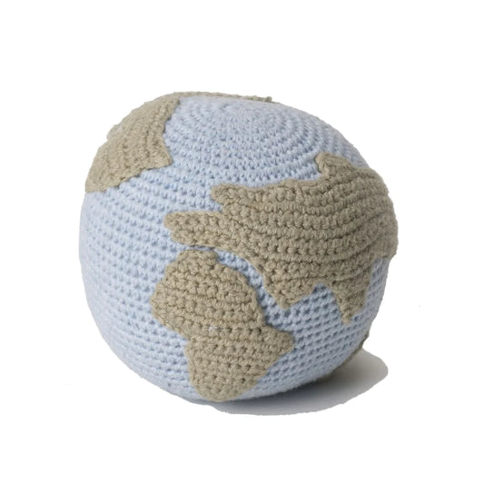 Organic Crochet Globe Rattle - Grace & Haven