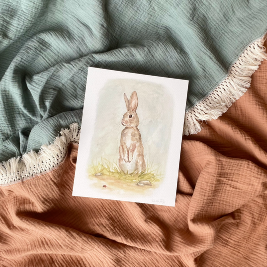 Rabbit Little Adventures Art Print - Grace & Haven