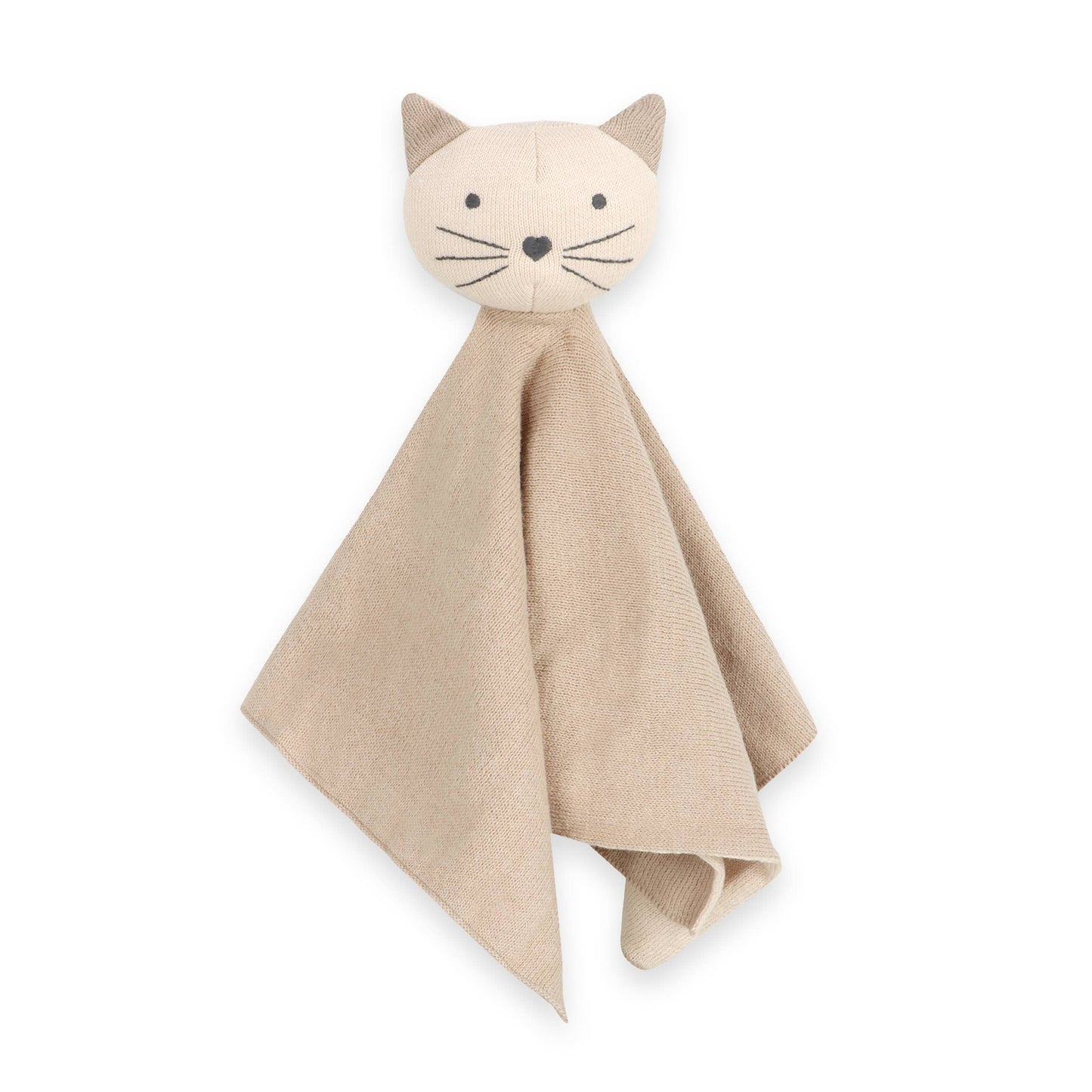 Kitty cat organic cotton baby lovey security blanket