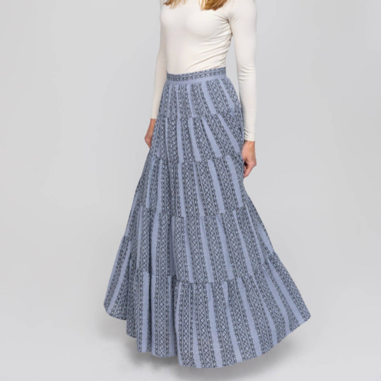 Close-up of fabric texture and intricate detailing