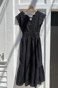 Fiona Dress - Black Eyelet | Marea