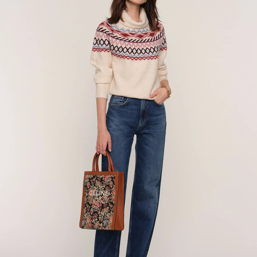 
                      
                        Mason Sweater in Ivory styled with jeans and flats, showcasing casual fall outfit and cozy layering option
                      
                    