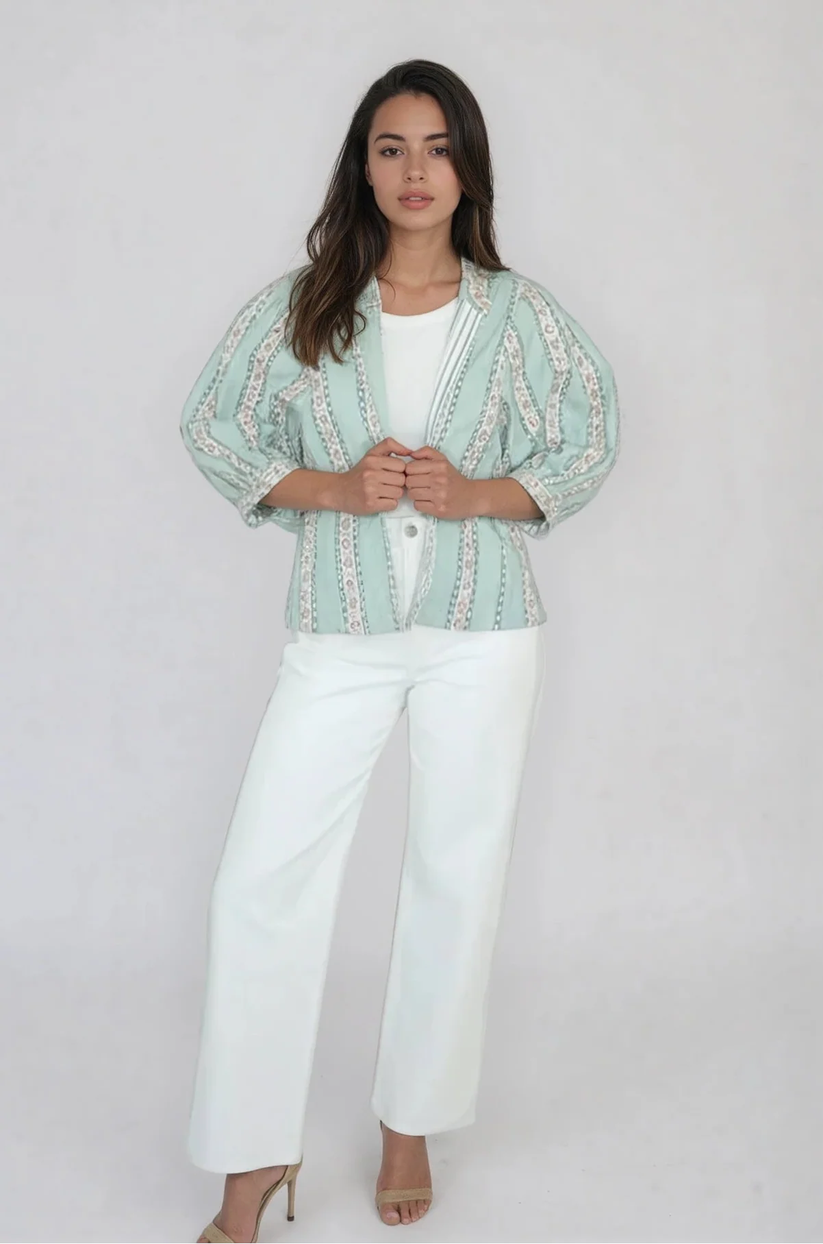 Peyton Shacket in Antique Floral