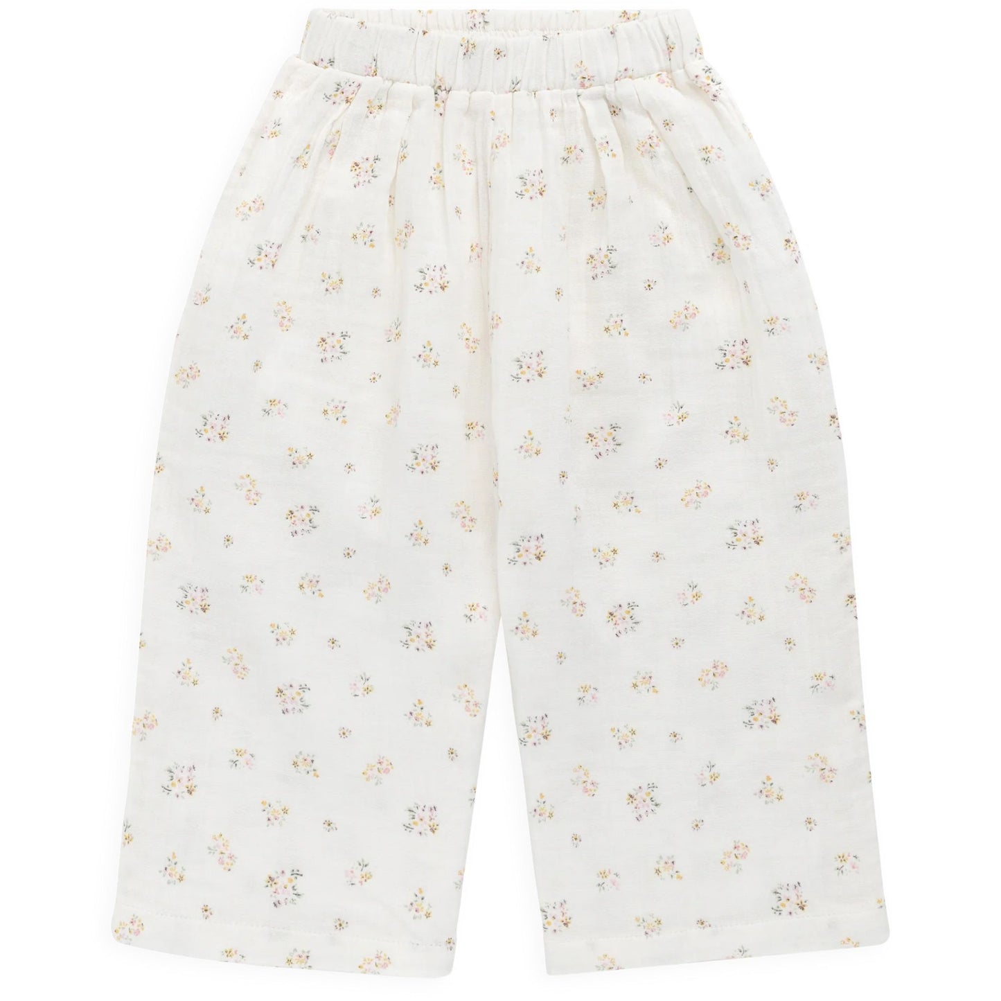 Jamie Kay Organic Cotton Muslin Odette Pants in Ayla Whisper flat lay