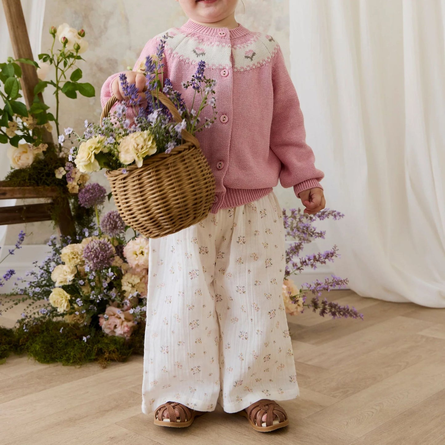 Jamie Kay Odette Pants in Ayla Whisper styled with coordinating top