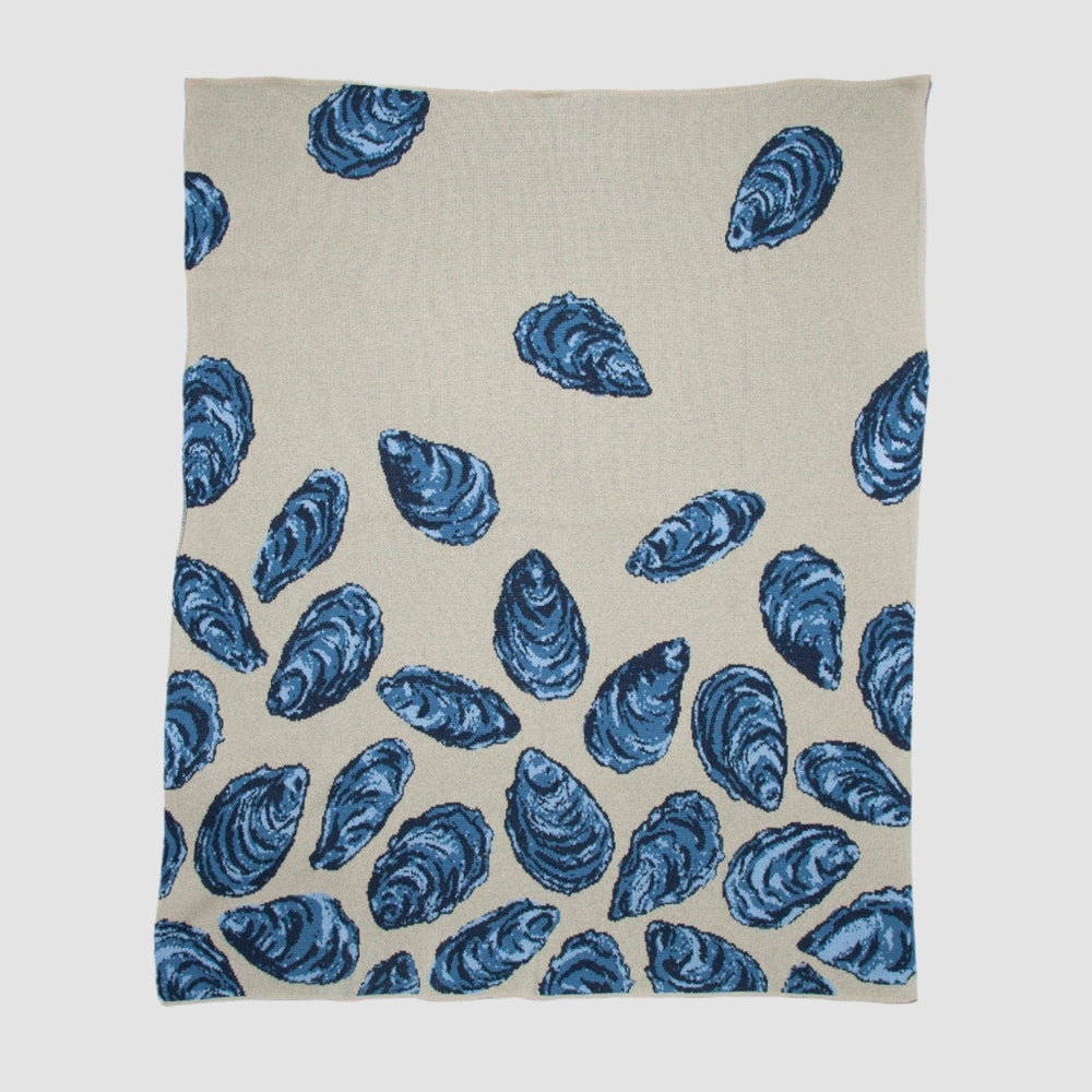 
                      
                        Oyster Throw Blanket – Coastal-Inspired Cozy Blanket for Beach House & Home
                      
                    