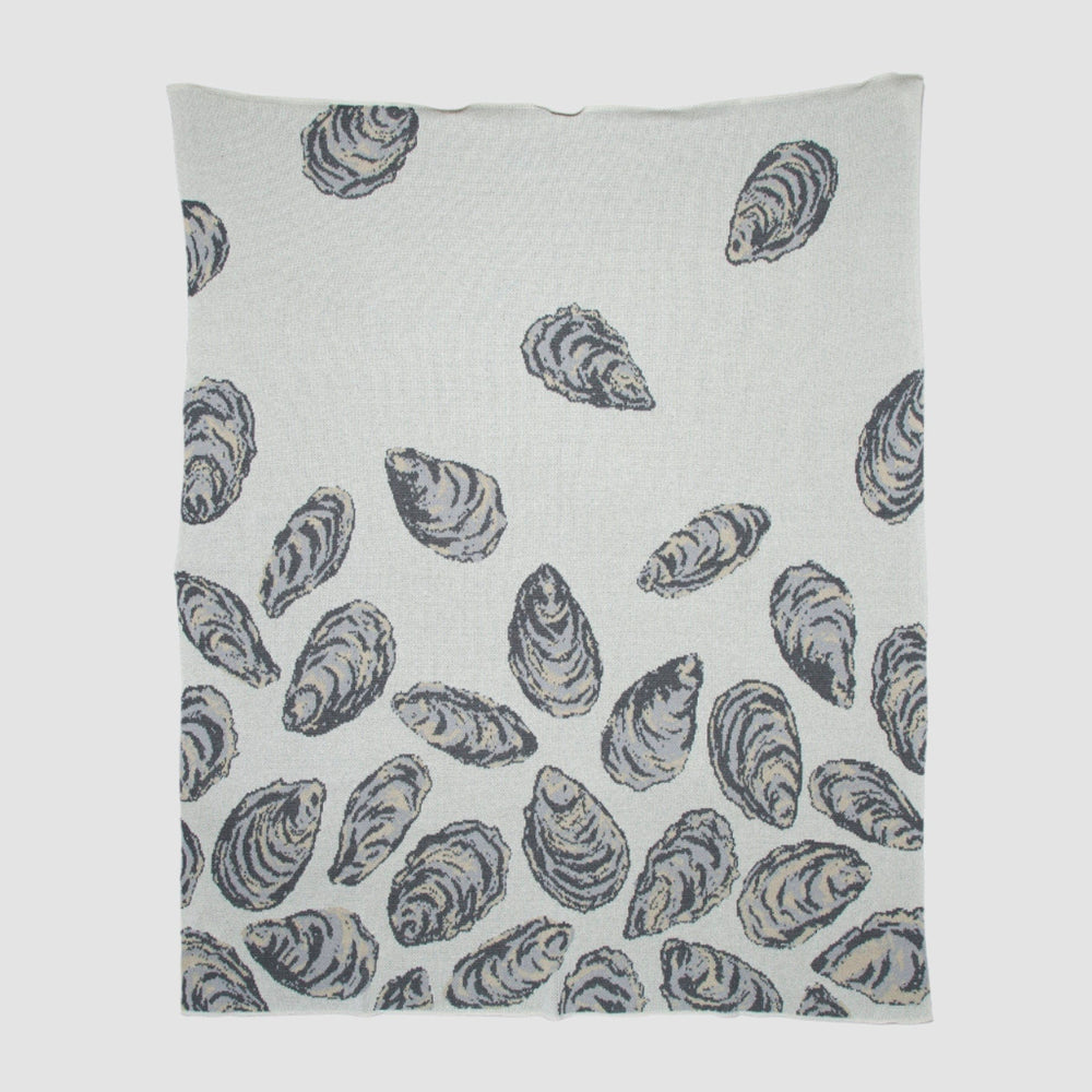 
                      
                        Oyster Throw Blanket – Coastal-Inspired Cozy Blanket for Beach House & Home
                      
                    