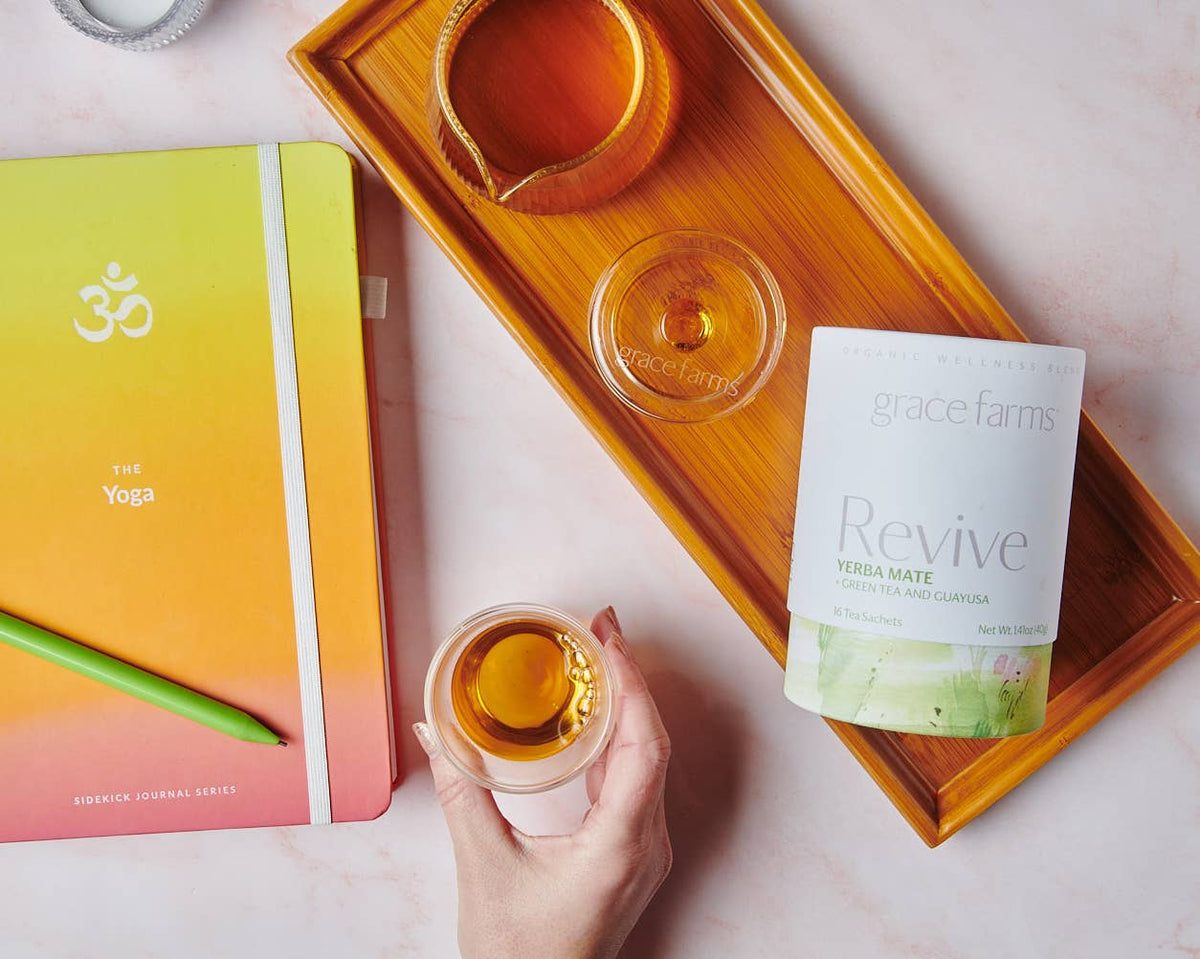 Tea Rivevi Revive Yerba Mate + Green Tea + Guayusa | Organic Energy Tea – Grace ...