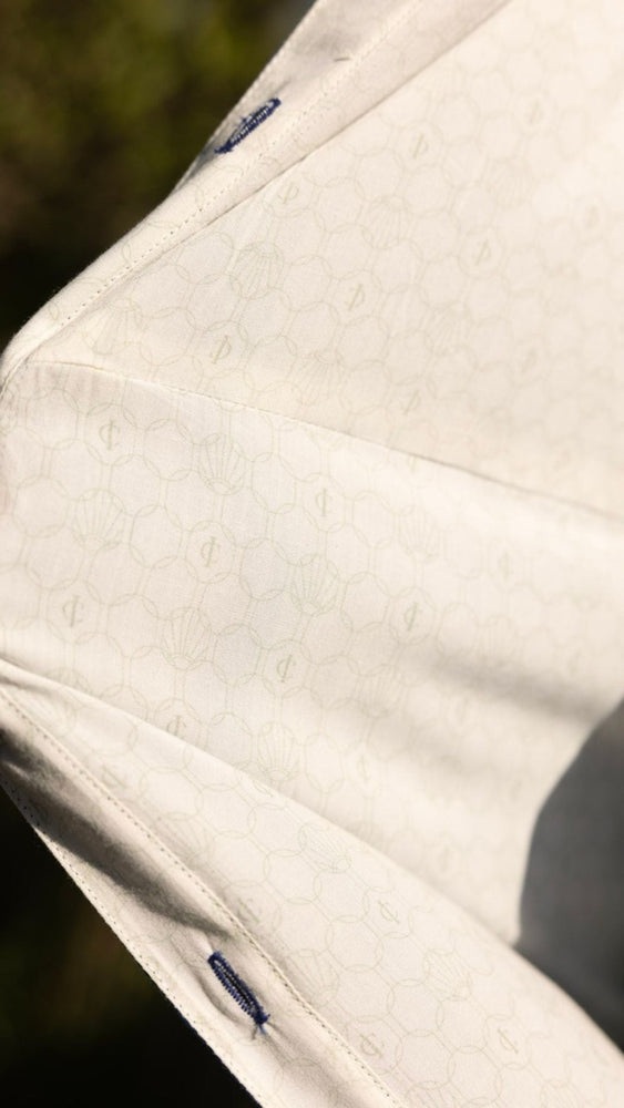 
                      
                        Close-up of breathable bamboo lyocell lining inside Savannah Dress – eco-friendly fabric keeps you cool and dry
                      
                    