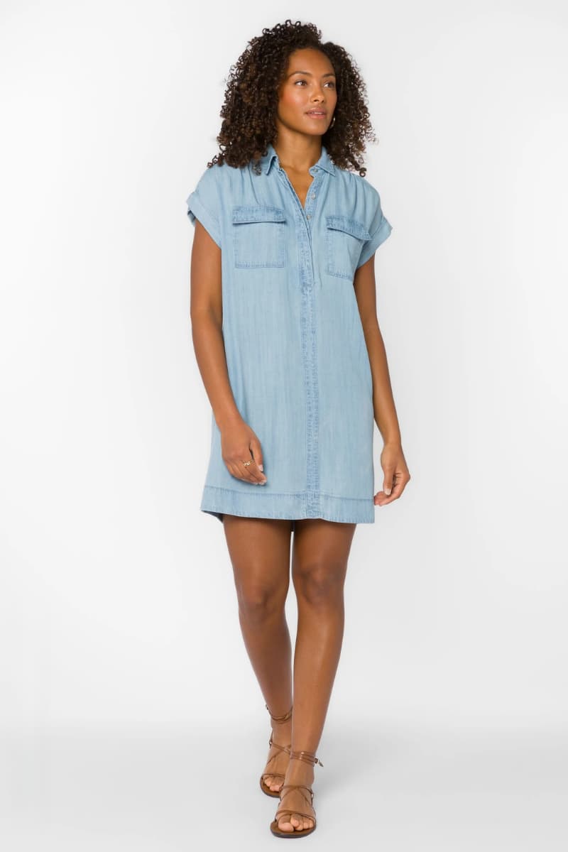 Starla Classic Indigo Dress | TENCEL Mini Dress Starla Classic Indigo Dress | TENCEL Mini Dress