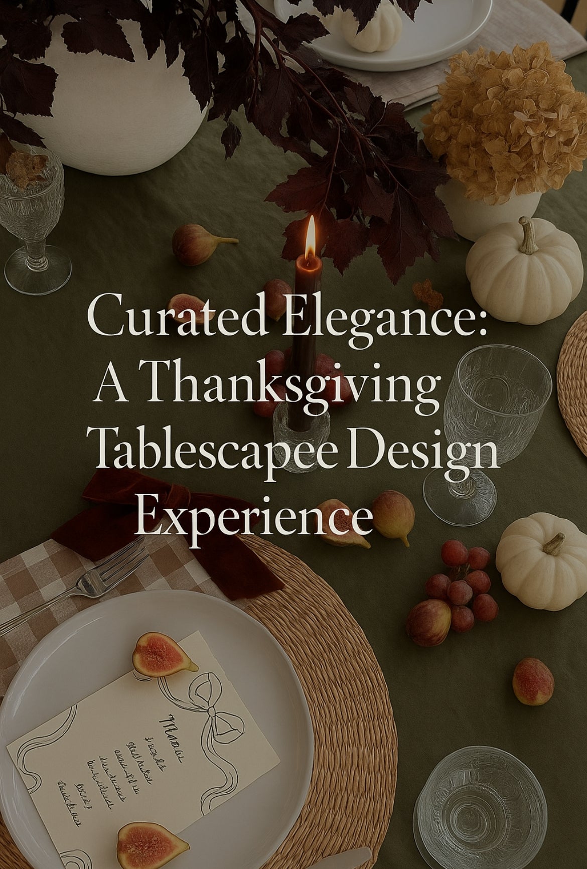 Guests creating an elegant Thanksgiving tablescape at Grace & Haven with Kelly Johnson of Sweet Home Revival. Learn designer layering, seasonal botanicals, and create a mini pumpkin floral arrangement to take home. Event on Saturday, 11/8 with curated refreshments, private demonstrations, and exclusive shopping of the styled tablescape.