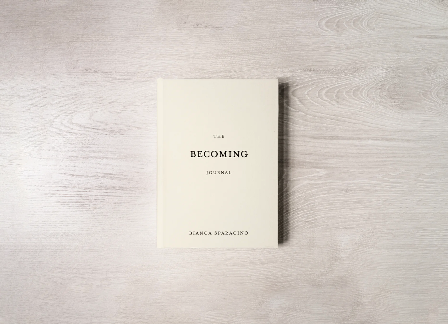 The Becoming Journal guided reflection journal by Bianca Sparacino