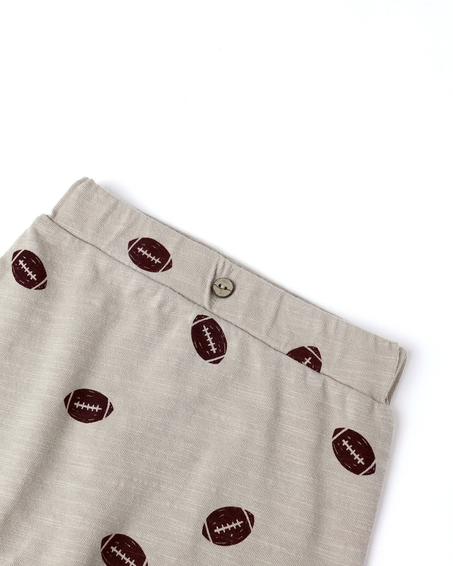 Rylee + Cru T-Shirt & Pant Set – Football Print Baby Outfit