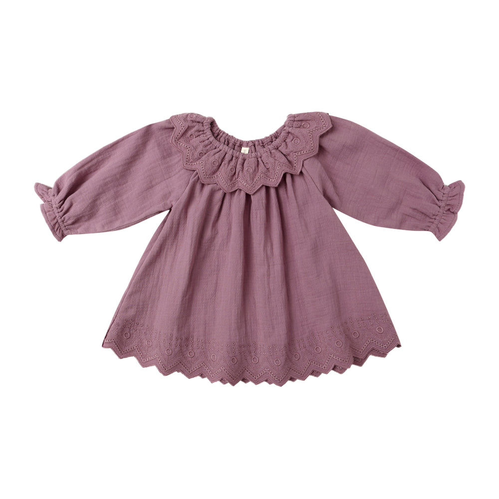 Long Sleeve Isla Dress in Mulberry