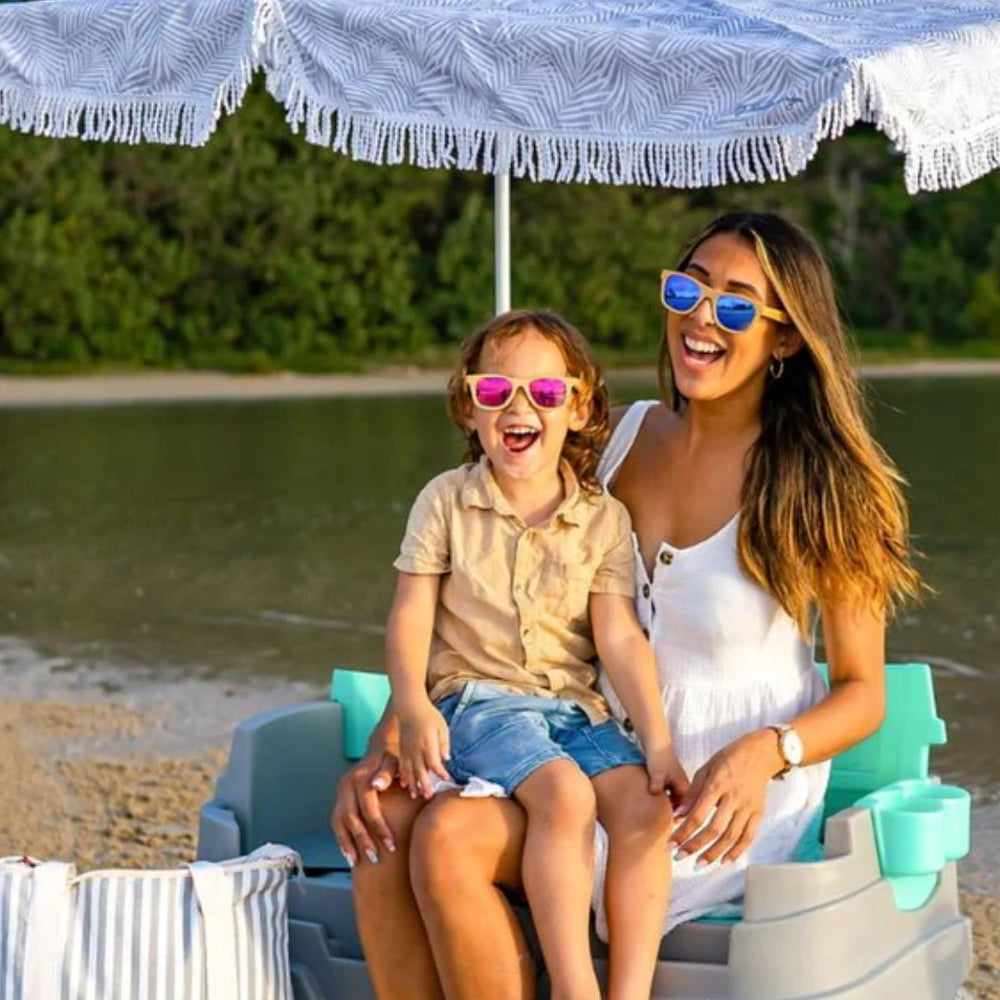
                      
                        Burleigh Wagon™ Kids Stroller Wagon Bundle with Built-In Cooler & Custom Umbrella Options
                      
                    