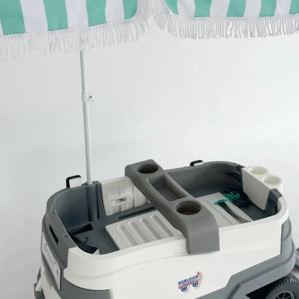 
                      
                        Burleigh Wagon™ Kids Stroller Wagon Bundle with Built-In Cooler & Custom Umbrella Options
                      
                    